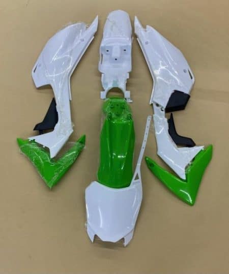 THUMPSTAR V5 PLASTIC ASSEMBLY - WHITE/GREEN
